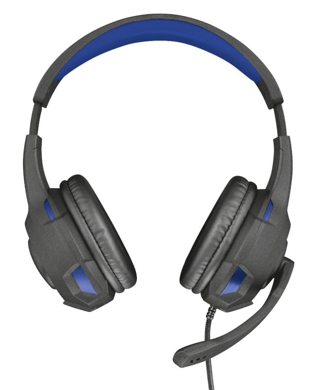 CASTI Trust, "GXT 307B Ravu", cu fir, gaming, utilizare multimedia, smartphone, microfon pe brat, conectare prin Jack 3.5 mm, negru, "TR-23250" — miniatură
