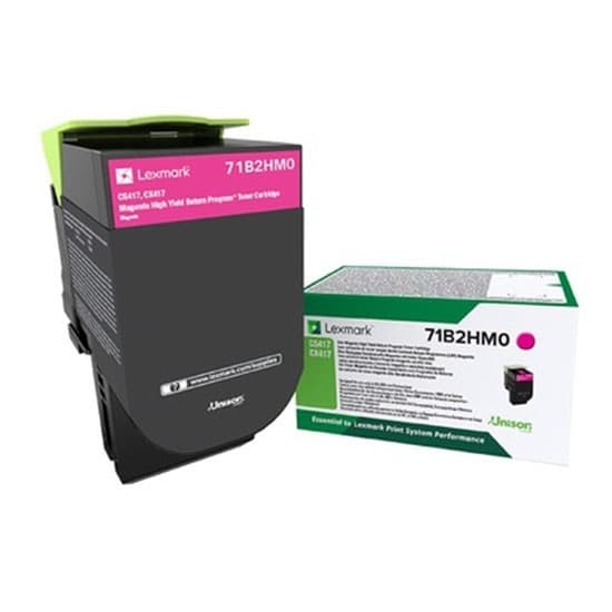 Toner Original Lexmark Magenta, 71B2HM0, pentru CX 417|CX 517|CS 417|CS 517, 3.5K, "71B2HM0"