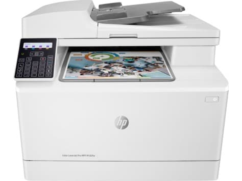 Multifunctional Laser Color HP Pro M183fw,A4,Functii:Impr|Scan|Cop|Fax,Vit Print Mono:17ppm,Vit Print color:17ppm,Conectiv:USB|Ret|WiFi,Duplex:nu,ADF:ADF"7KW56A" — miniatură