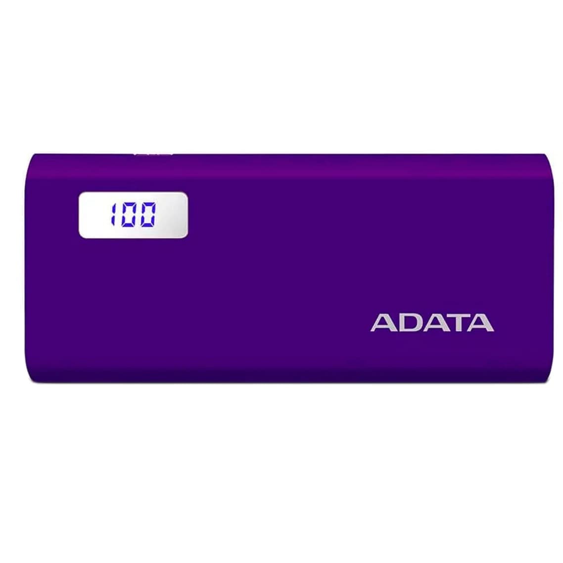 POWER BANK ADATA 12500mAh, 2 x USB, digital display pt. status baterie, P12500D 12.500 mAh, 2.1A out, purple, "AP12500D-DGT-5V-CPU"