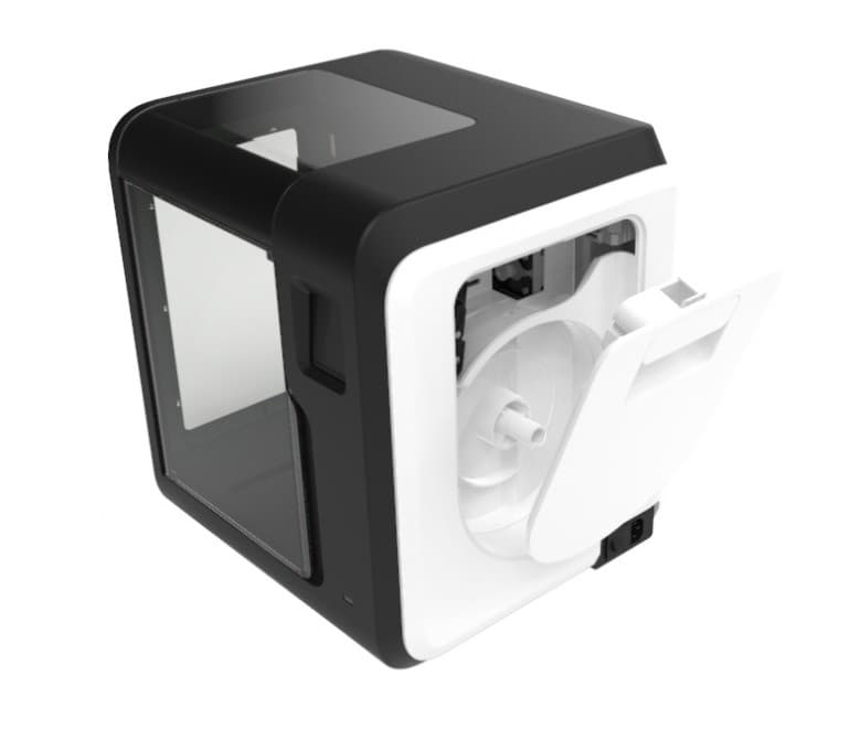 Imprimanta 3D GEMBIRD,FFF cu duza simpla,pt.ABS/PLA 1.75mm,max.print 150x150x150mm,grosime 0.05-0.4mm,duza 0.4mm, 240grC, 2.8" touch "Flashforge Adventurer3 3D" "FF-3DP-1NA3-01" — miniatură