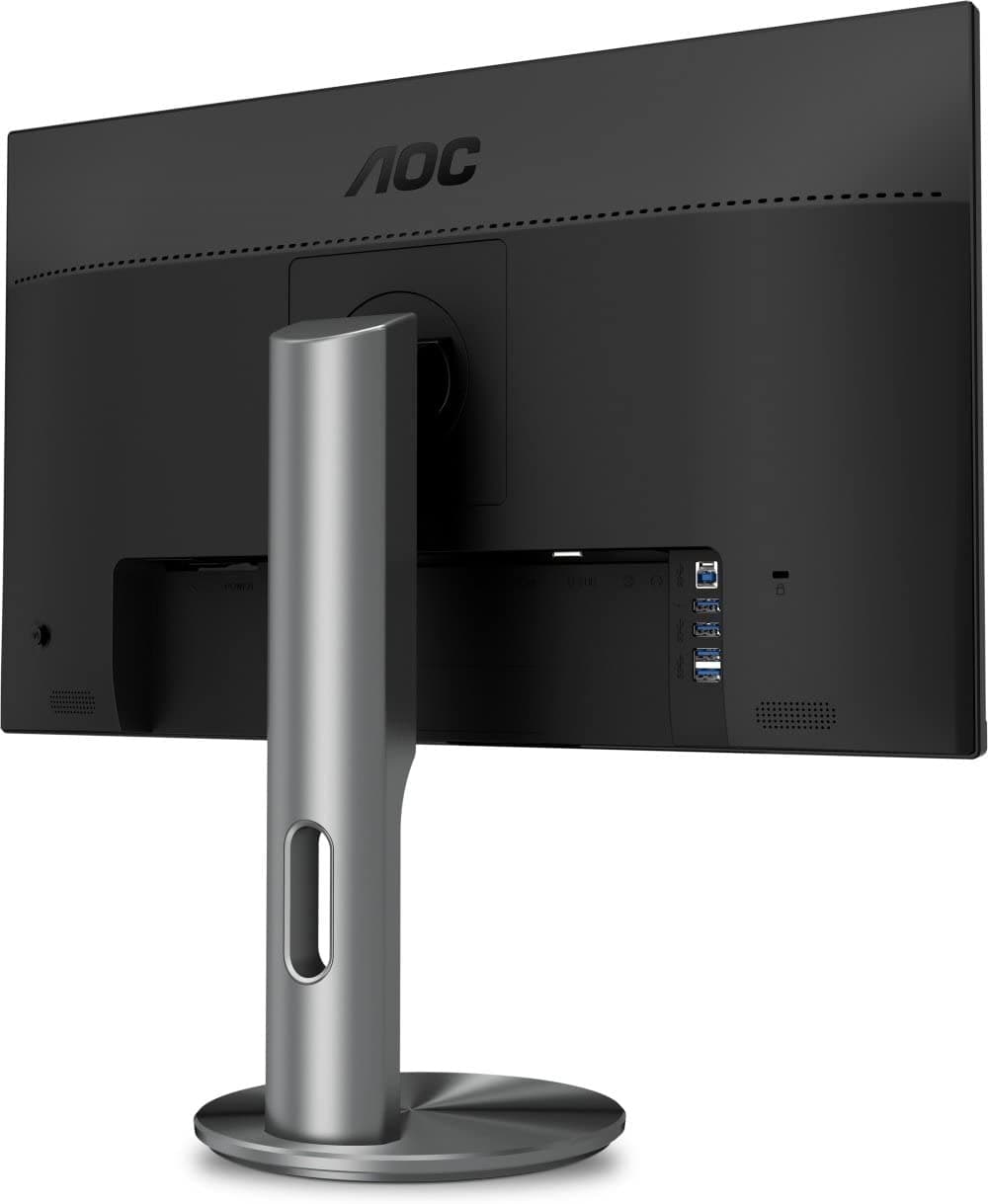 MONITOR AOC 23.8", Multimedia, IPS, Full HD (1920 x 1080), Wide, 250 cd/mp, 4 ms, HDMI, VGA, DisplayPort, "I2490PXQU/BT" — miniatură