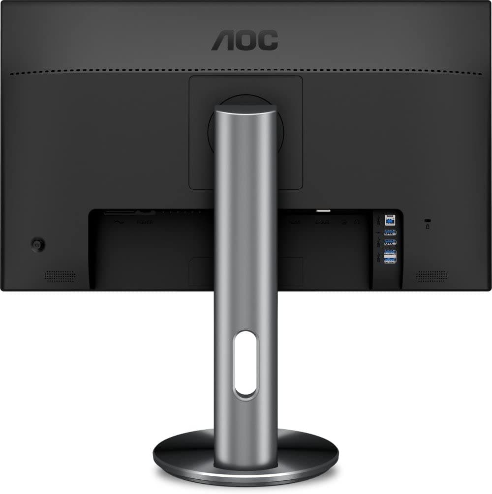 MONITOR AOC 23.8", Multimedia, IPS, Full HD (1920 x 1080), Wide, 250 cd/mp, 4 ms, HDMI, VGA, DisplayPort, "I2490PXQU/BT" — miniatură
