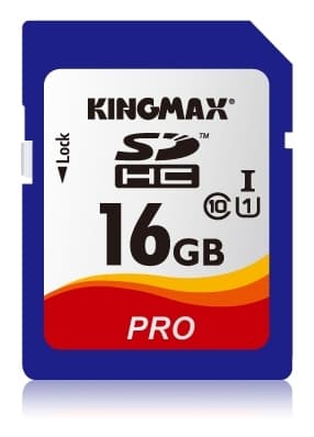 CARD SD KINGMAX, 16 GB, SDHC, clasa 10, standard UHS-I U1, "KM16GSDHCUHSP"