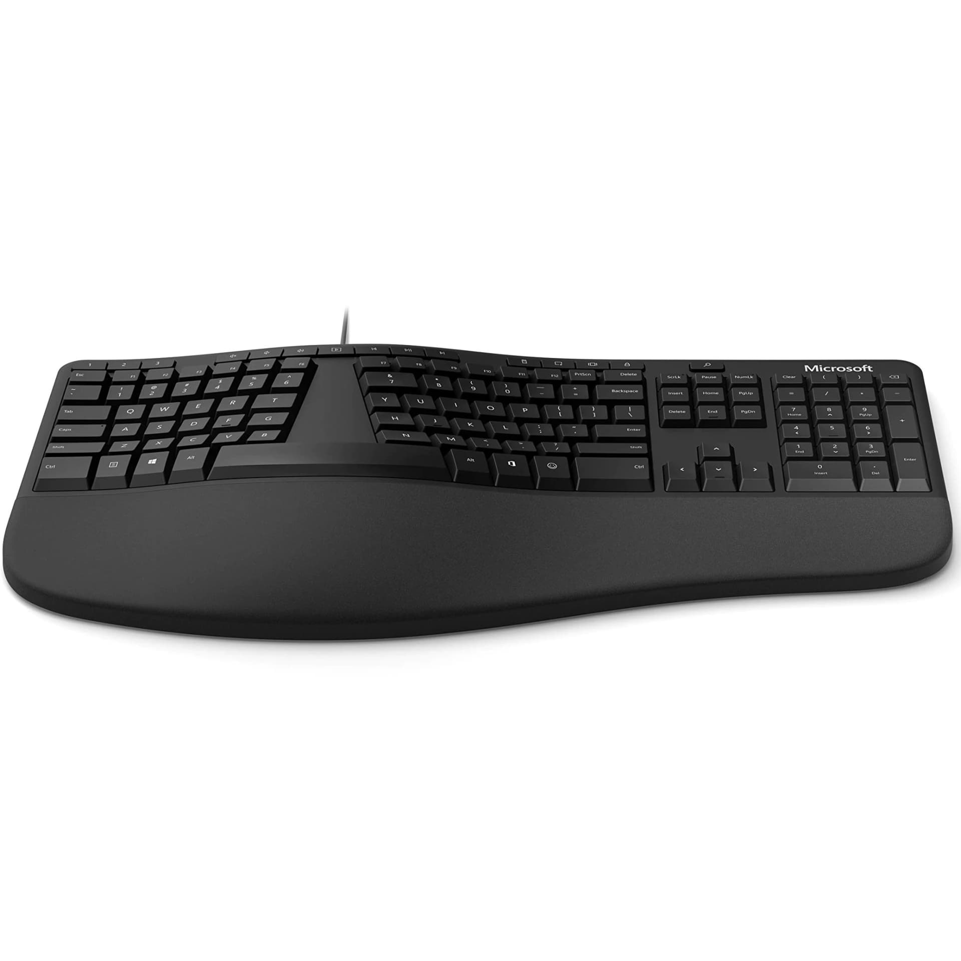 TASTATURI MICROSOFT, cu fir, 126 taste format standard (104-108 taste), USB, negru, "LXN-00013" — miniatură