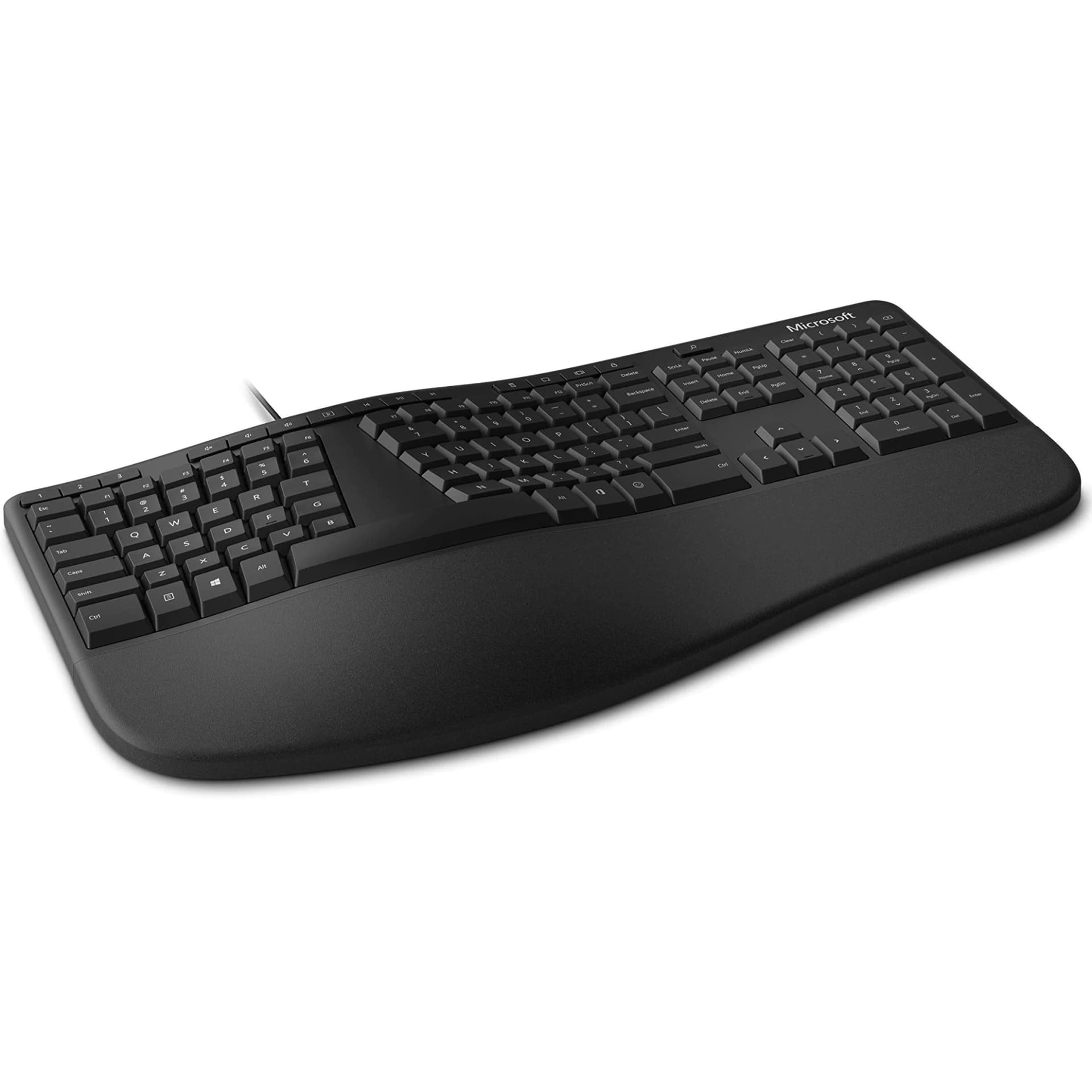 TASTATURI MICROSOFT, cu fir, 126 taste format standard (104-108 taste), USB, negru, "LXN-00013" — miniatură