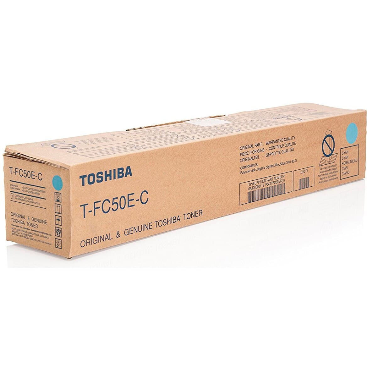 Toner Original Toshiba Cyan, T-FC50E-C, pentru E-Studio 2555|3055|4555, 33.6K, "T-FC50E-C"