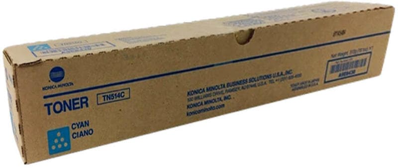 Toner Original KONICA-MINOLTA Cyan, TN-514C, pentru Bizhub C458|C558|C658, 26K, "A9E8450"