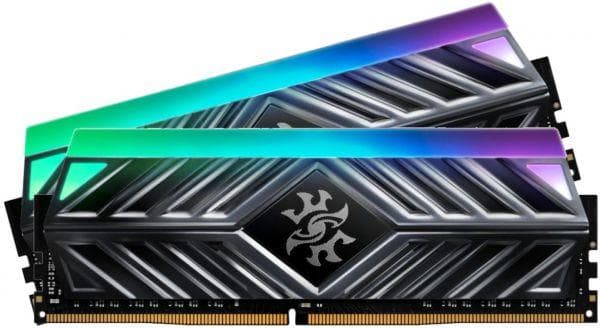 Memorie DDR Adata - gaming DDR4 8 GB, frecventa 2666 MHz, 1 modul, radiator, iluminare RGB, "AX4U266638G16-ST41"