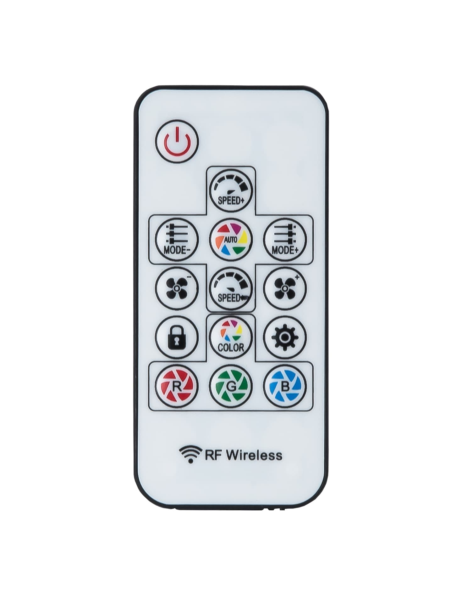 SET 3 VENTILATOARE CHIEFTEC PC 120x120x25 mm, ADD RGB LED, 3 buc. in pachet & HUB & telecomanda "CF-3012-RGB" — miniatură