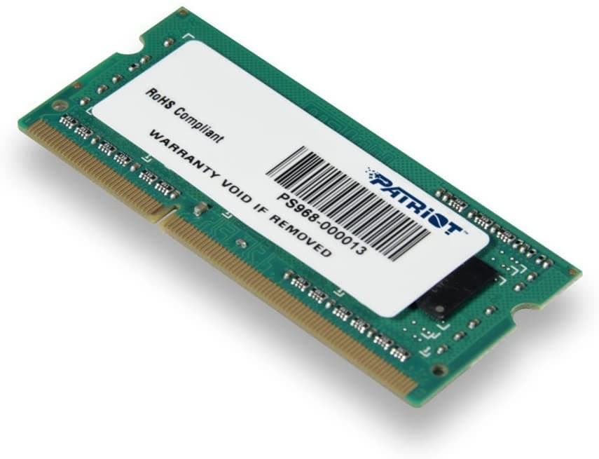 SODIMM Patriot, 4GB DDR3, 1600 MHz, "PSD34G160082S"