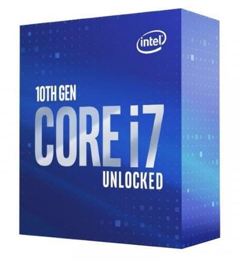 CPU INTEL, skt. LGA 1200 Core i7, i7-10700KF, frecventa 3.8 GHz, turbo 5.1 GHz, 8 nuclee, putere 125 W, "BX8070110700KFSRH74"