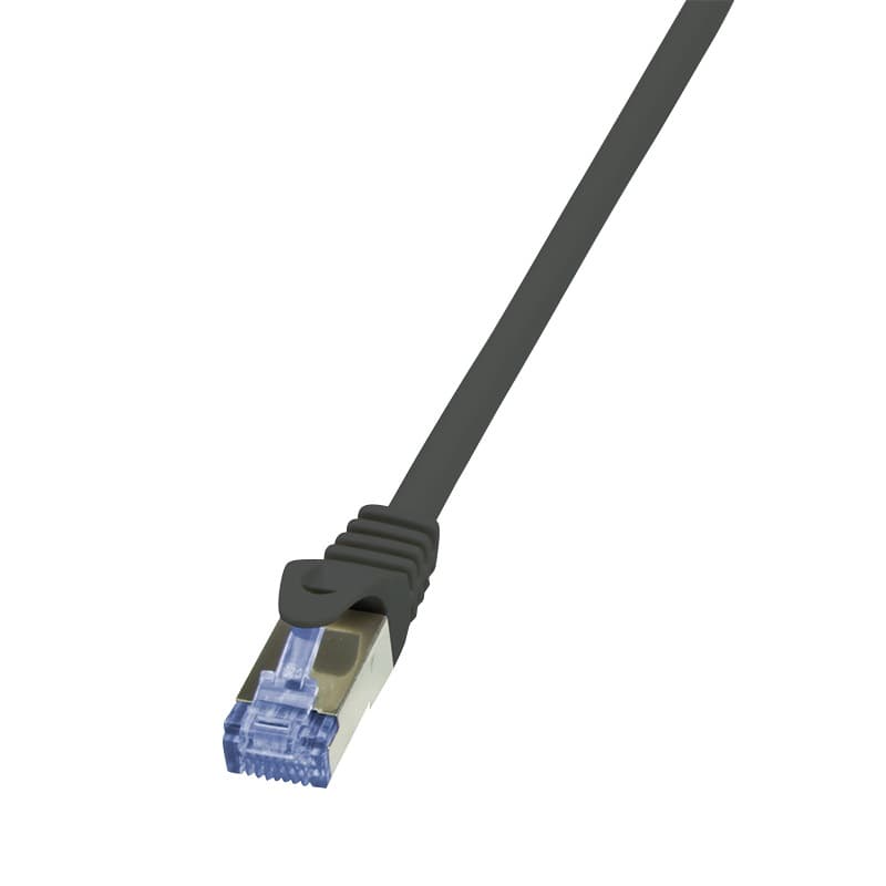 PATCH CORD S/FTP LOGILINK Cat7, LSZH, cupru, 600MHz, mufe RJ45 Cat6a, 50 m, black, AWG26, dublu ecranat "CQ4143S"