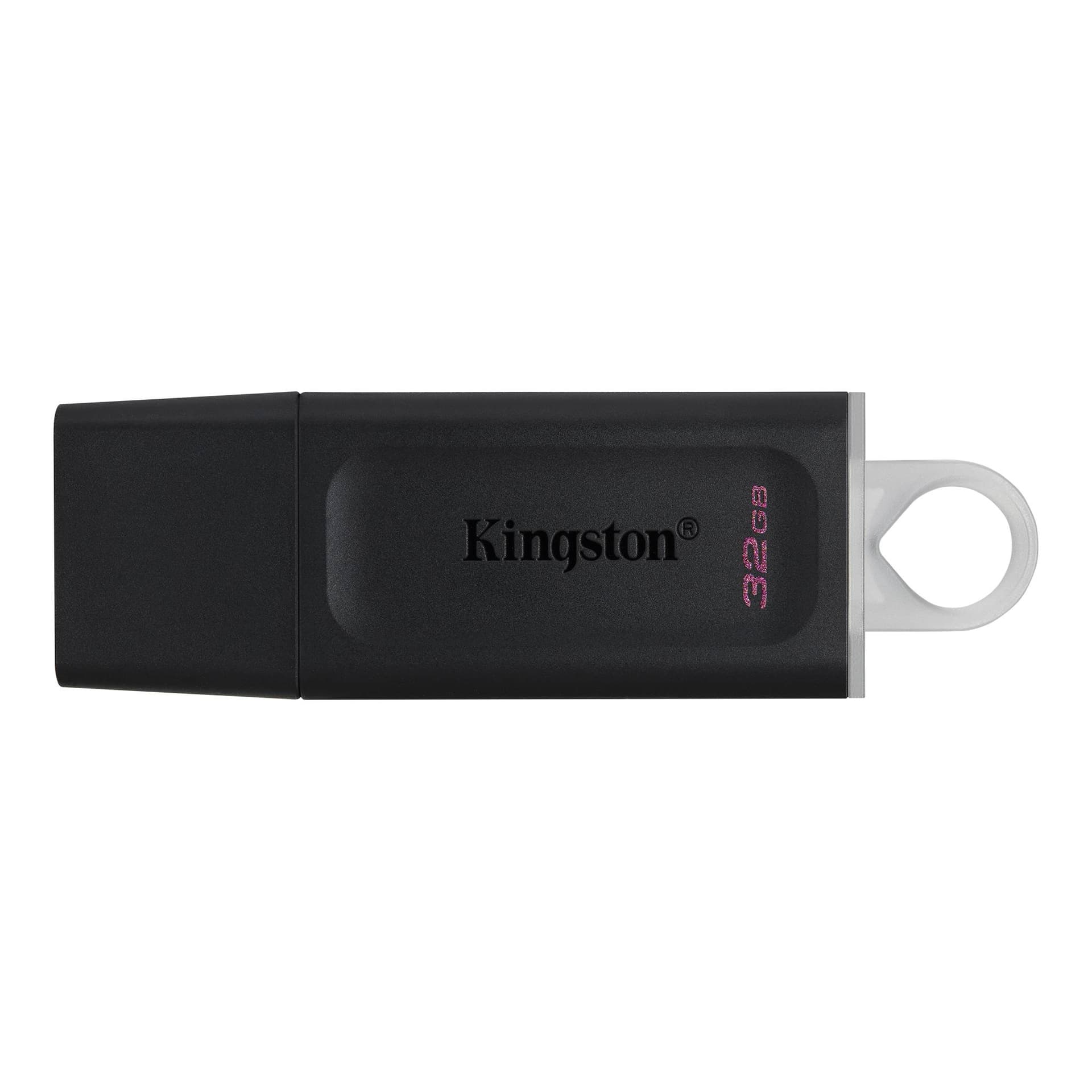 MEMORIE USB 3.2 KINGSTON 32 GB, cu capac, carcasa plastic, negru, "DTX/32GB" — miniatură