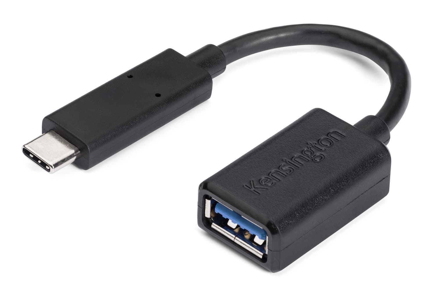 ADAPTOR KENSINGTON, pt. periferice, USB Type-C (T) la USB 3.0 (M), negru, "K33992WW" (include TV 0.06 lei) — miniatură