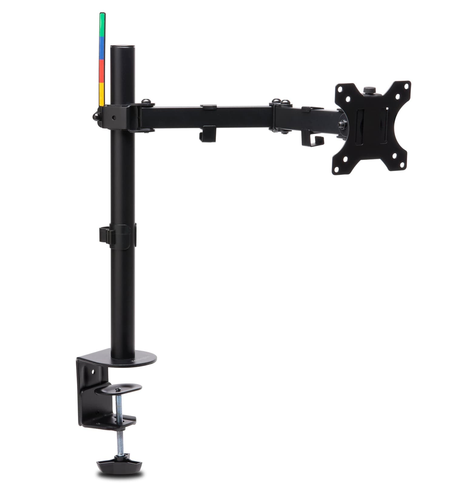 SUPORT de birou KENSINGTON, pt 1 TV/monitor plat, diag. max 34 inch, rotatie, inclinare, pivotare, orizontala, verticala, totala, max 8 Kg, "K55408WW" — miniatură