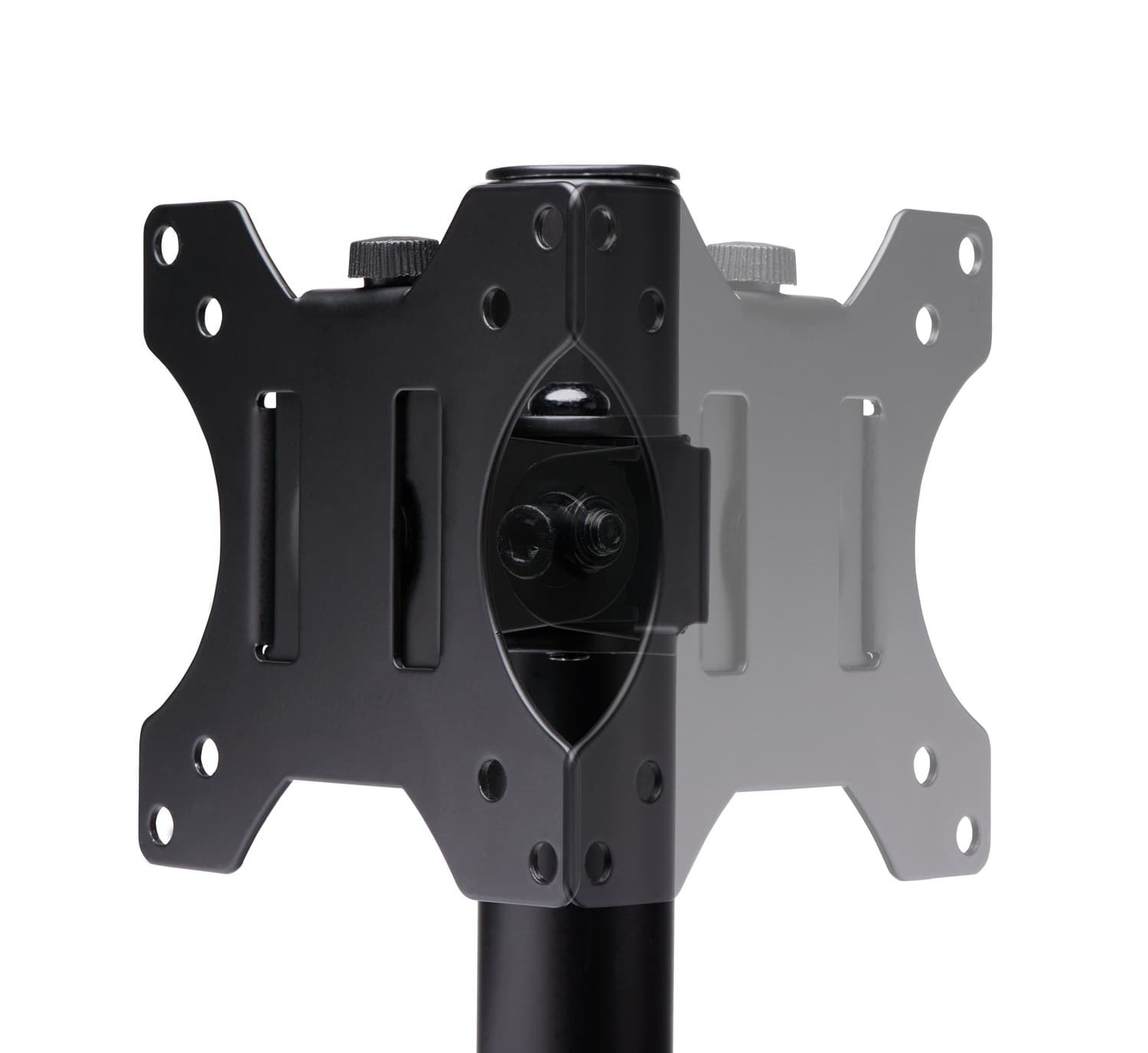 SUPORT de birou KENSINGTON, pt 1 TV/monitor plat, diag. max 34 inch, rotatie, inclinare, pivotare, verticala, max 8 Kg, "K55411WW" — miniatură
