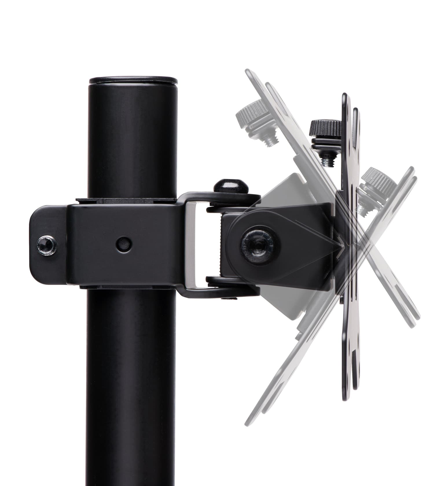 SUPORT de birou KENSINGTON, pt 1 TV/monitor plat, diag. max 34 inch, rotatie, inclinare, pivotare, verticala, max 8 Kg, "K55411WW" — miniatură