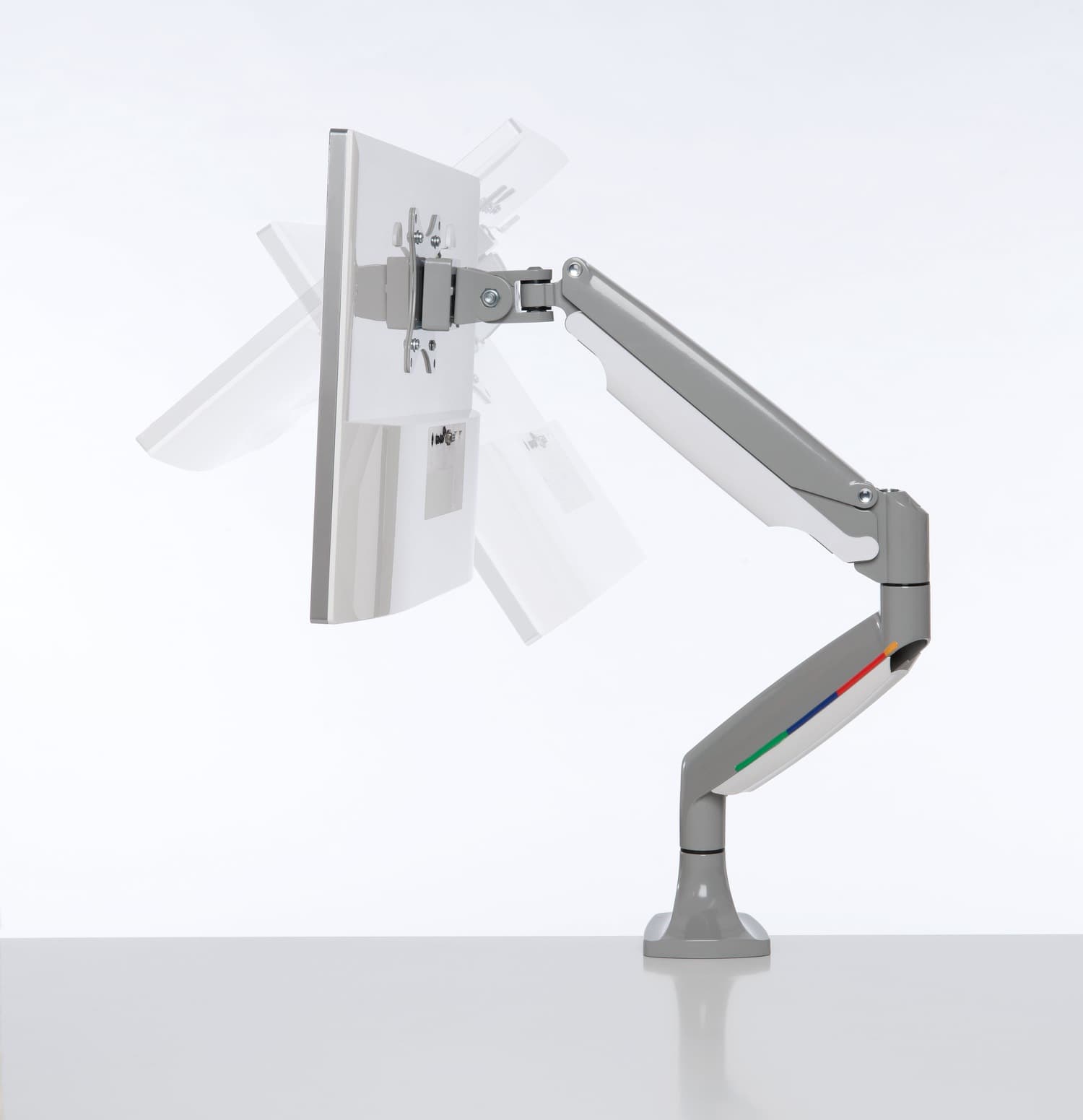 SUPORT de birou KENSINGTON, pt 1 TV/monitor plat, curbat, diag. max 32 inch, rotatie, inclinare, pivotare, orizontala, verticala, totala, max 9 Kg, "K55470EU" — miniatură