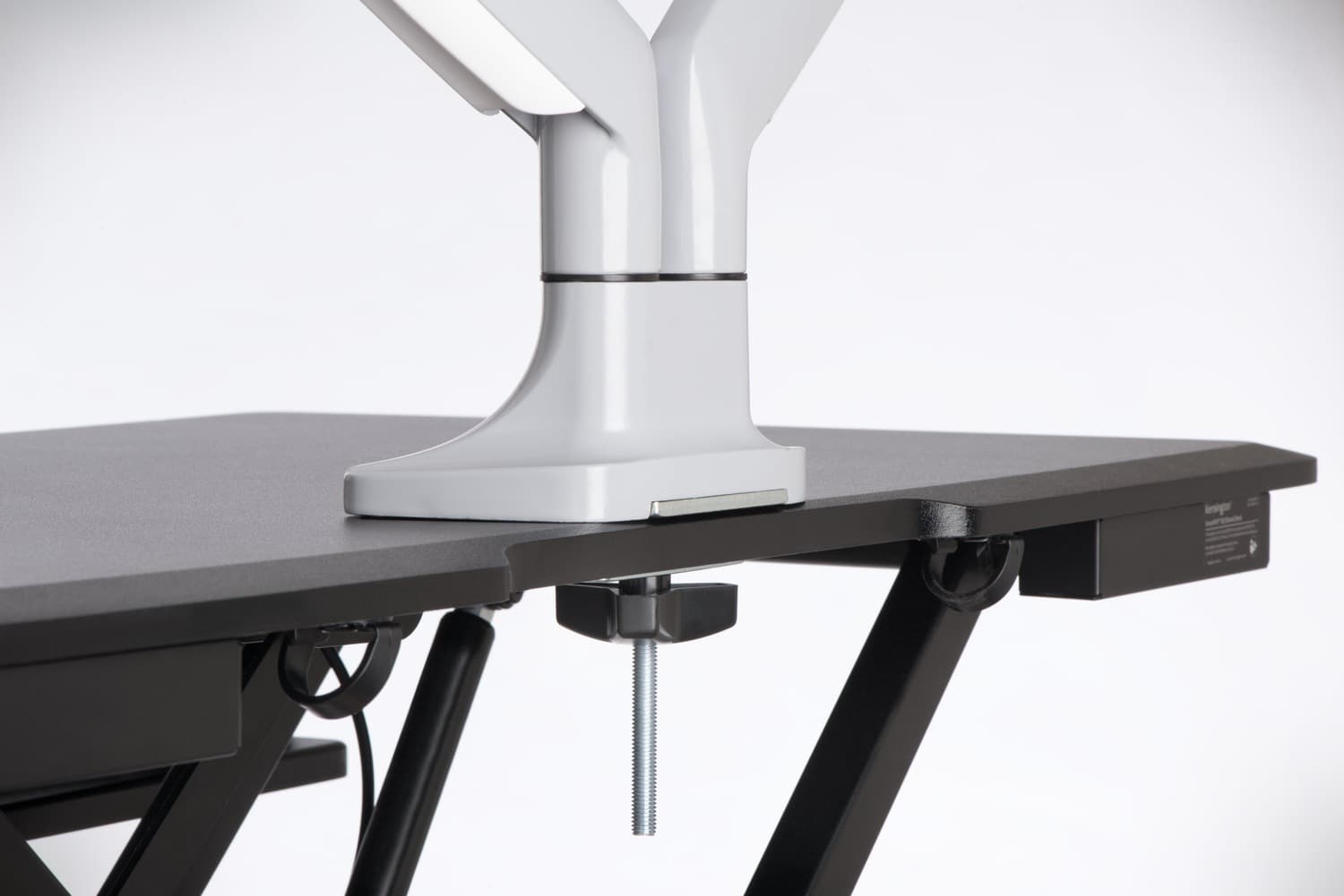 SUPORT de birou KENSINGTON, pt 1 TV/monitor plat, curbat, diag. max 32 inch, rotatie, inclinare, pivotare, orizontala, verticala, totala, max 9 Kg, "K55470EU" — miniatură