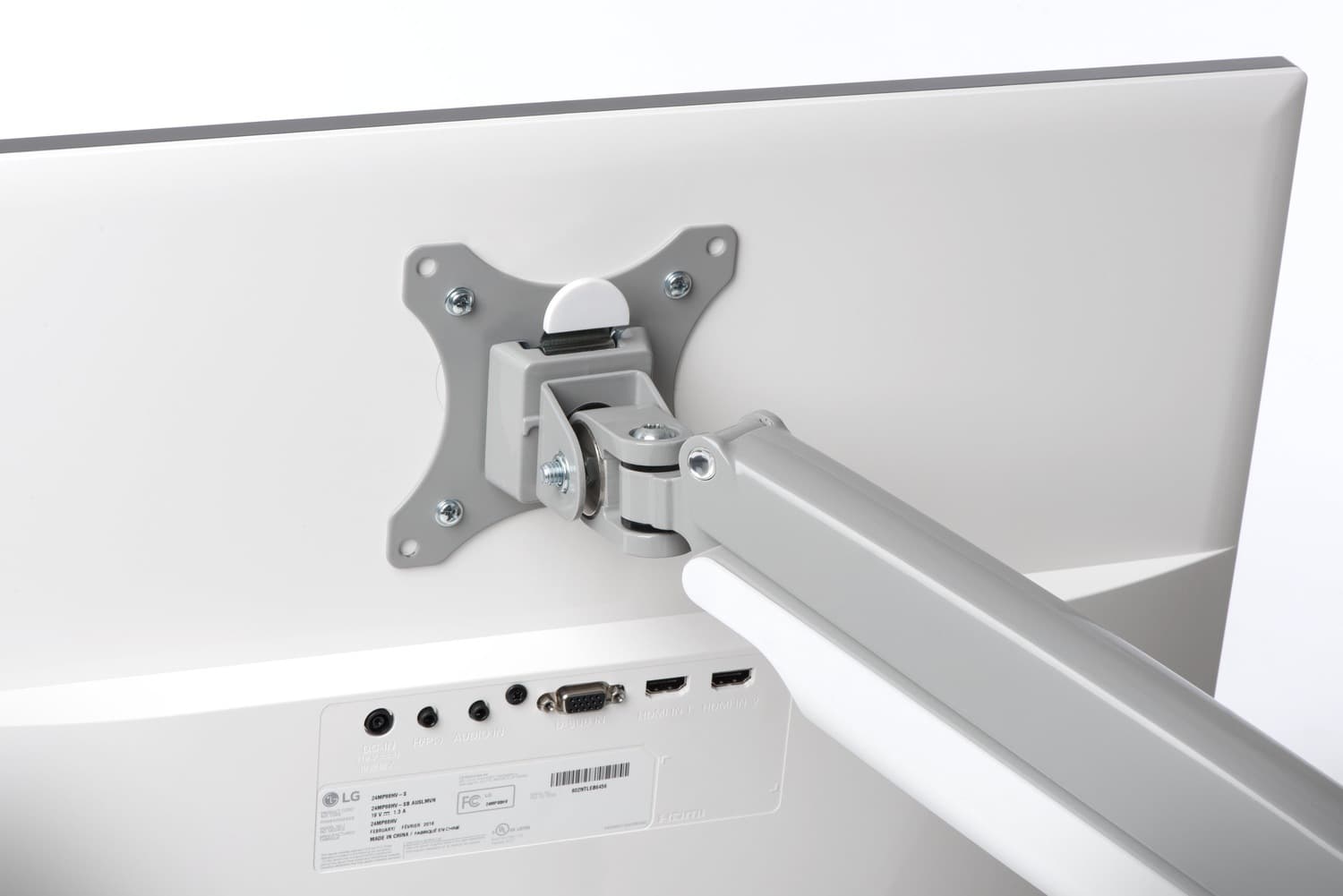SUPORT de birou KENSINGTON, pt 2 TV/monitor plat, curbat, diag. max 32 inch, rotatie, inclinare, pivotare, orizontala, verticala, totala, max 9 Kg, "K55471EU" — miniatură