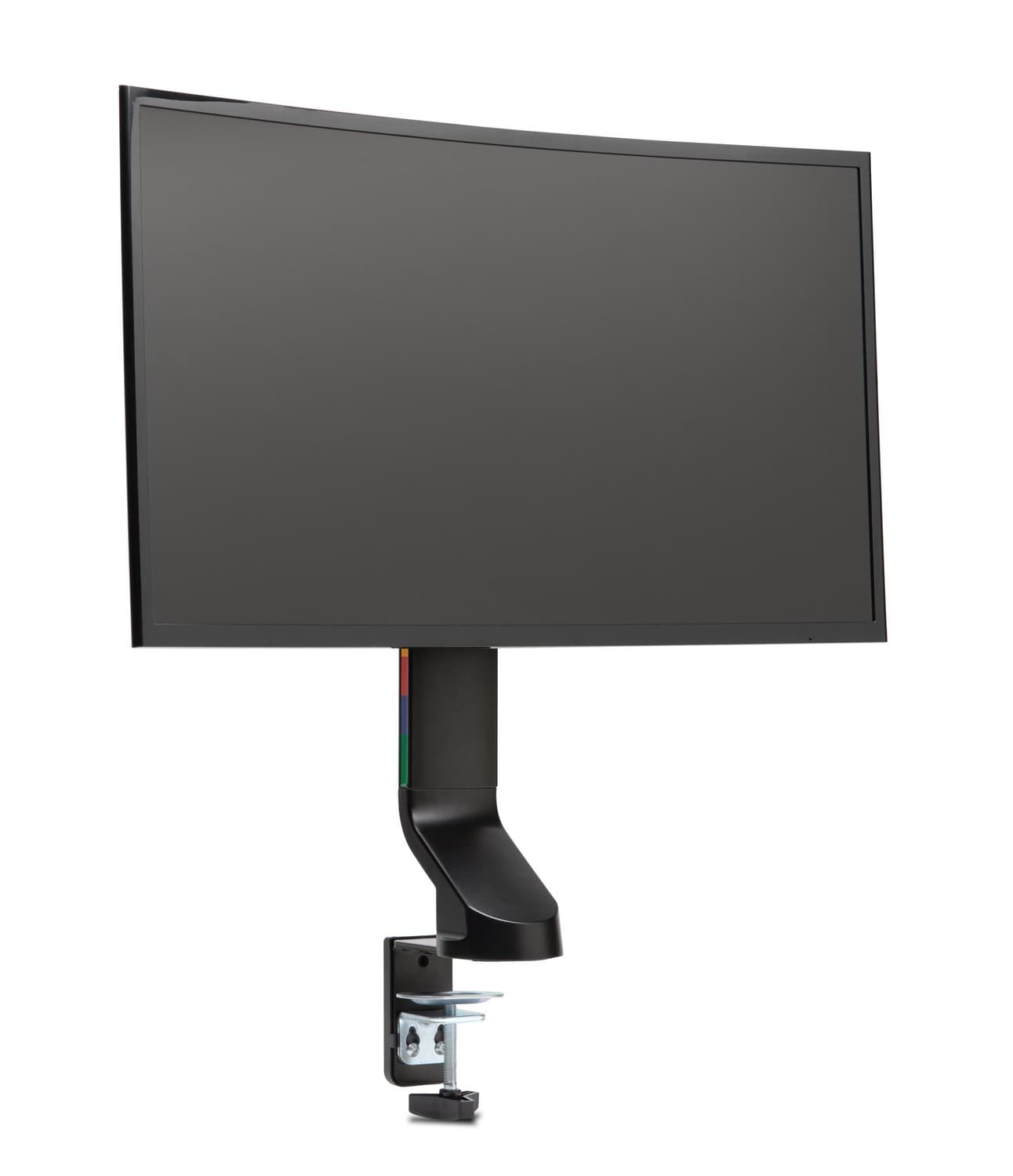 SUPORT de birou KENSINGTON, pt 1 TV/monitor plat, diag. max 32 inch, rotatie, inclinare, pivotare, verticala, max 8 Kg, "K55512WW" — miniatură