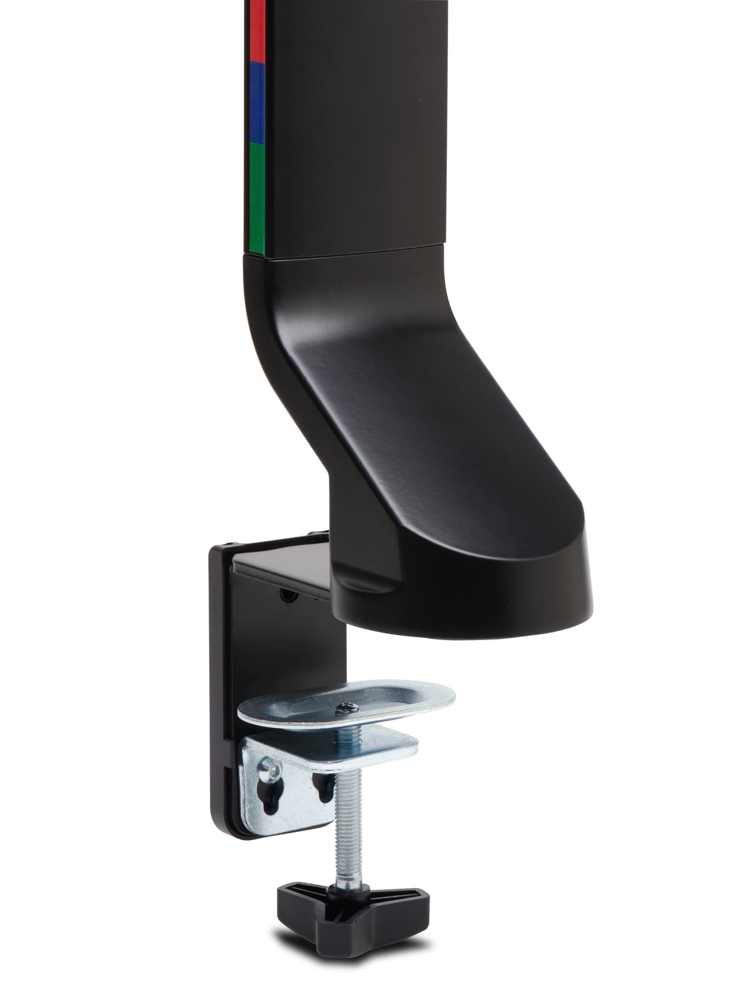SUPORT de birou KENSINGTON, pt 2 TV/monitor plat, diag. max 27 inch, rotatie, inclinare, pivotare, orizontala, max 8 Kg, "K55513WW" — miniatură