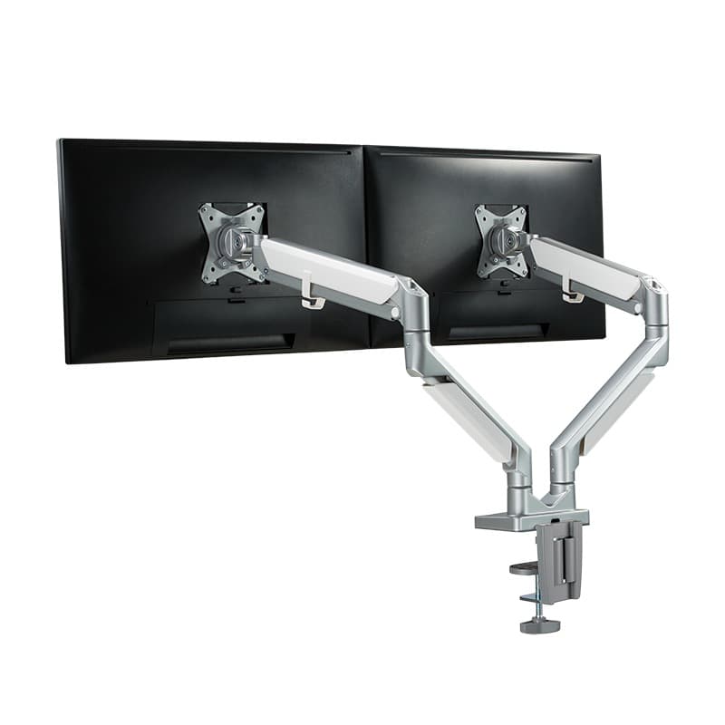 SUPORT de birou LOGILINK, pt 2 TV/monitor plat, curbat, diag. max 32 inch, rotatie, inclinare, pivotare, orizontala, verticala, totala, max 9 Kg x 3, "BP0088" — miniatură