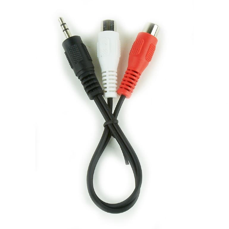 CABLU audio GEMBIRD Splitter (3.5 jack to 2 x stereo socket), 20cm "CCA-406" — miniatură