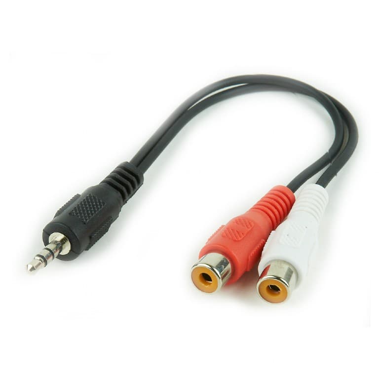 CABLU audio GEMBIRD Splitter (3.5 jack to 2 x stereo socket), 20cm "CCA-406" — miniatură