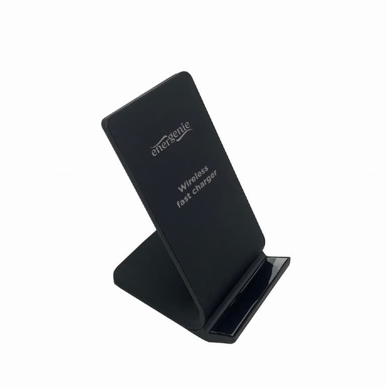 ALIMENTATOR wireless GEMBIRD, compatibil cu tel. certificate Qi, 10W, intrare 5V/2A sau 9V/1.67A, iesire 5V/1A sau 9V/1.1A, de tip stand, negru, "EG-WPC10-02"