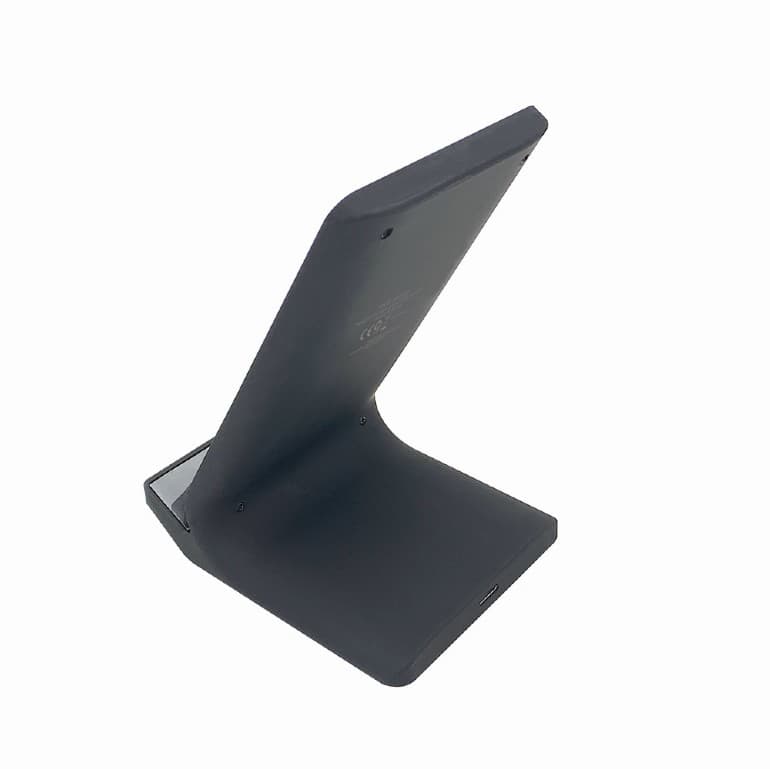 ALIMENTATOR wireless GEMBIRD, compatibil cu tel. certificate Qi, 10W, intrare 5V/2A sau 9V/1.67A, iesire 5V/1A sau 9V/1.1A, de tip stand, negru, "EG-WPC10-02" — miniatură