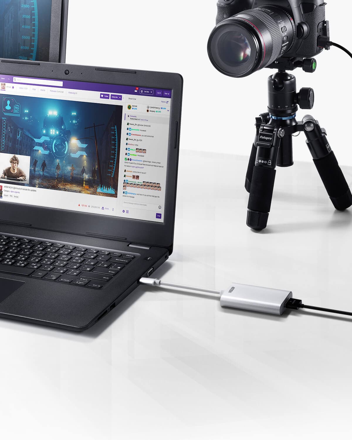 CABLU video ATEN, cablu or adaptor video, HDMI (M) la USB Type-C (T), Full HD (1920x1080) la 60Hz, "UC3020-AT" — miniatură