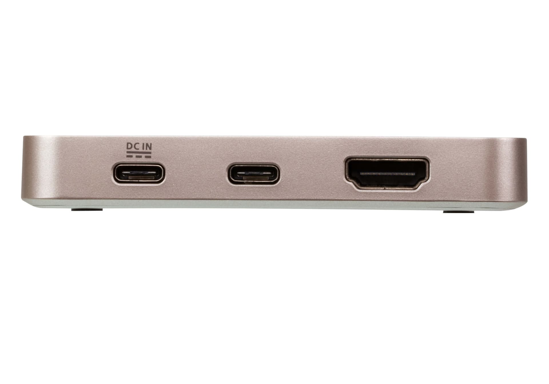 DOCKING Station ATEN universal, conectare PC USB Type C, USB 2.0 x 1, USB 3.1 x 1, porturi video HDMI x 1, fara port retea, NB 60 W, gri, "UH3235-AT" — miniatură