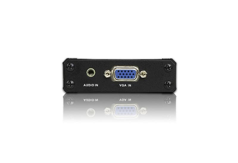 CABLU video ATEN, cablu or adaptor video, VGA (M) | Jack 3.5mm (M) la HDMI (M), Full HD (1920x1080) la 60Hz, "VC180-A7-G" — miniatură