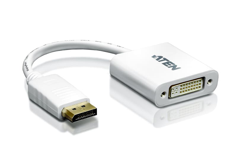 CABLU video ATEN, cablu or adaptor video, DisplayPort (M) la DVI-I DL (M), 4K DCI (4096x2160) la 60Hz, "VC965-AT"