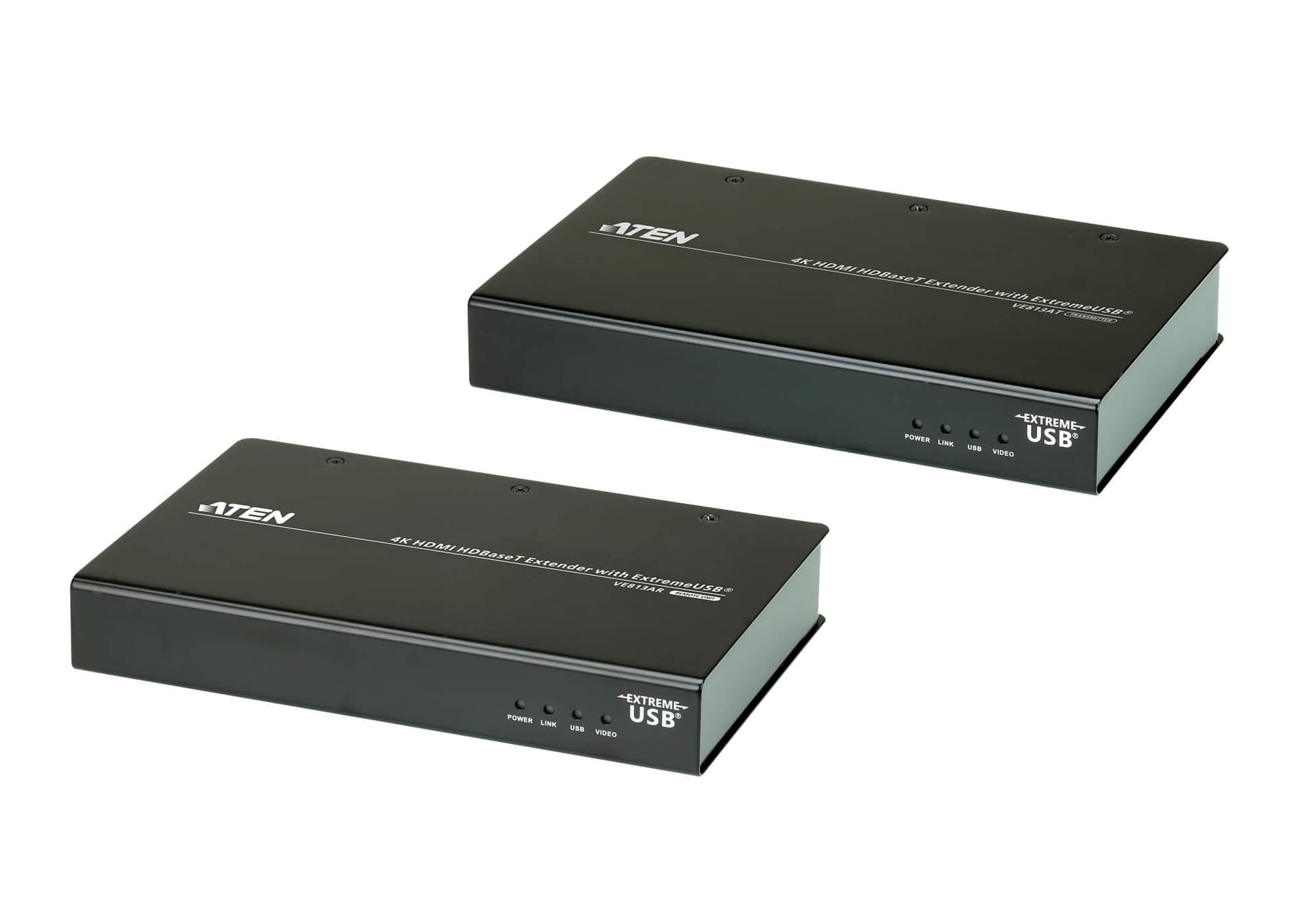 Extender video ATEN, extender, HDMI (M) | USB Type-B la HDMI (M) | USB 2.0 x 3, 4K DCI (4096x2160) la 60Hz, "VE813A-AT-G" — miniatură