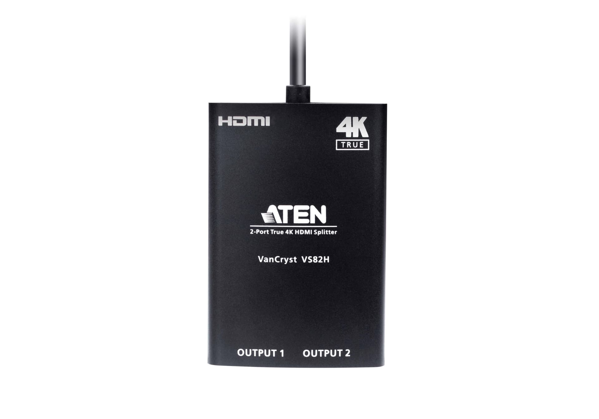 SPLITTER video ATEN, split HDMI la 2 monitoare, conector 1: HDMI (T); conector 2: HDMI (M) x 2, "VS82H-AT" — miniatură