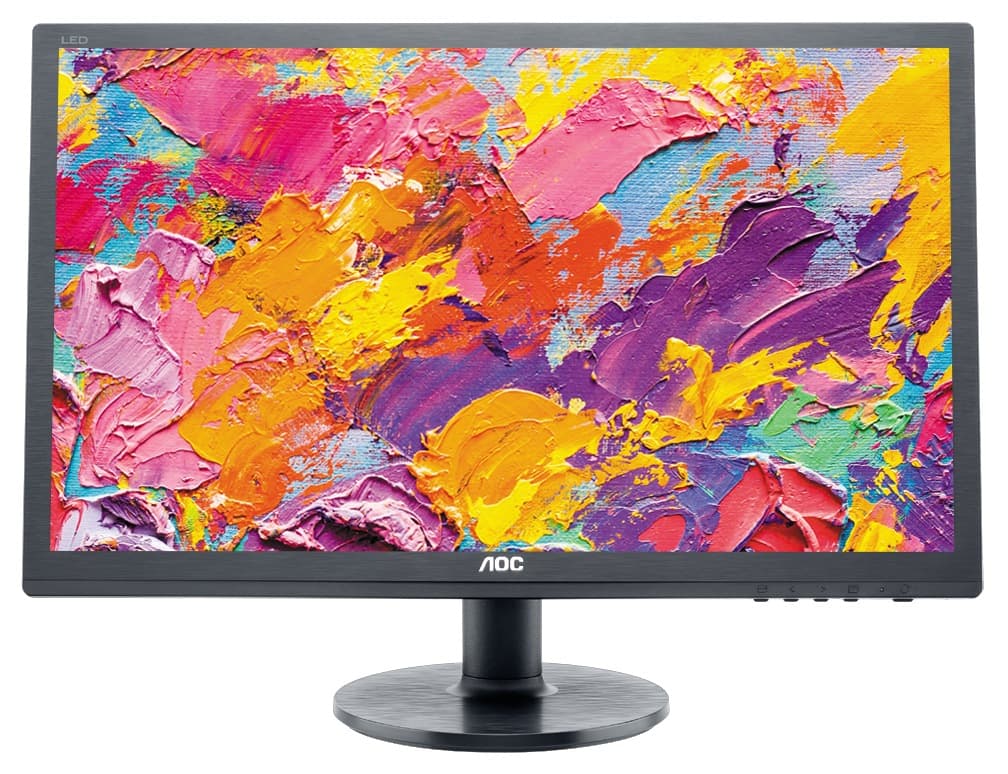 MONITOR AOC 21.5", home, office, TN, Full HD (1920 x 1080), Wide, 200 cd/mp, 5 ms, DVI, VGA, "E2260SWDAN"