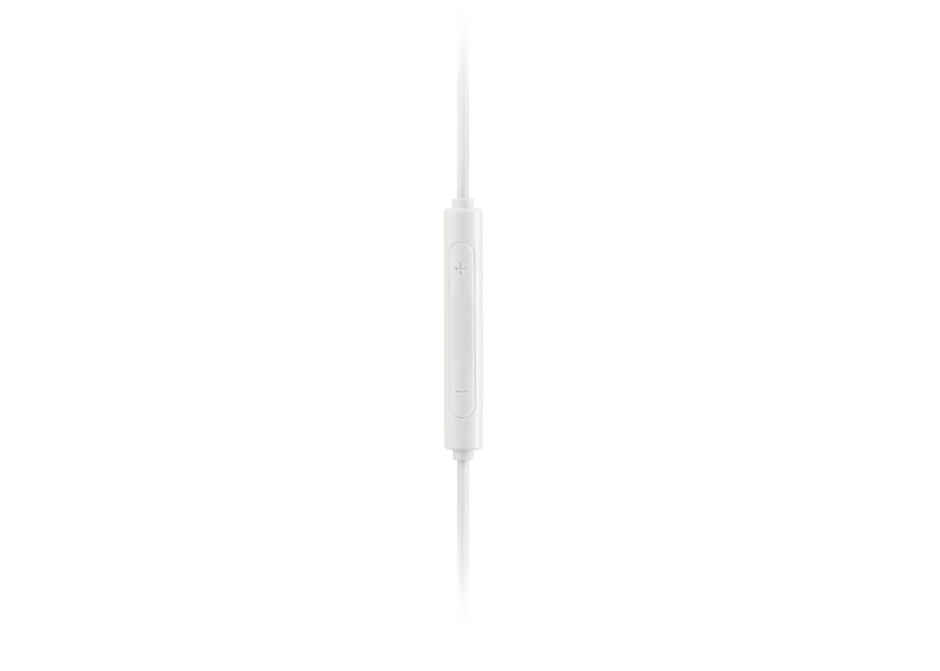 CASTI Edifier, cu fir, intraauriculare - butoni, pt smartphone, microfon pe fir, conectare prin Jack 3.5 mm, alb, "P180-Plus-W" — miniatură