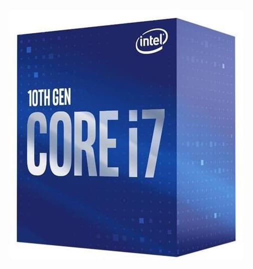 CPU INTEL, skt. LGA 1200 Core i7, i7-10700, frecventa 2.9 GHz, turbo 4.8 GHz, 8 nuclee, putere 65 W, cooler, "BX8070110700SRH6Y"