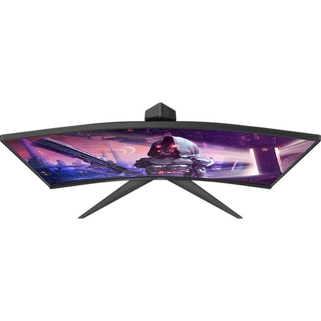MONITOR AOC 27", gaming, VA, Full HD, 1920 x 1080, 165 Hz, Wide, curbat, 250 cd/mp, 4 ms, boxe integrate, 4 x USB 3.2, VGA, HDMI x 2, DisplayPort, "C27G2U/BK " — miniatură
