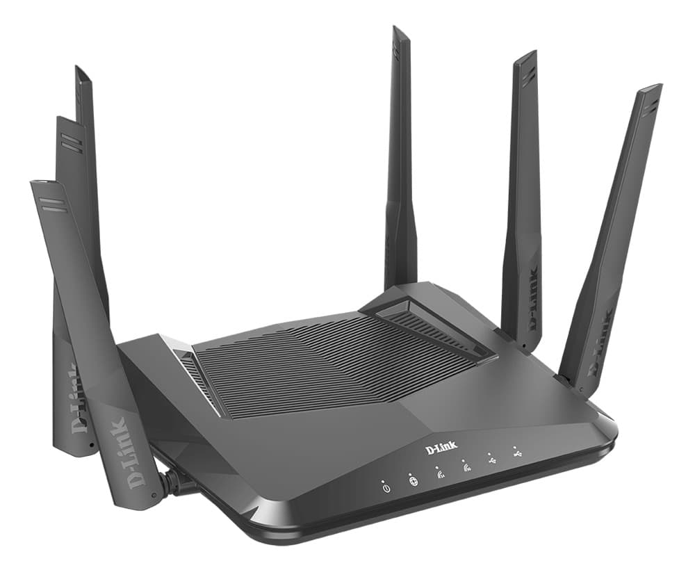 ROUTER D-Link wireless 5400Mbps,1 x WAN Gigabit, 4 porturi LAN Gigabit, 2.4 Ghz/5 Ghz dual band,1 X USB 2.0 si 1x USB 3.0, 6 antene externe, WI-FI 6 "DIR-X5460" — miniatură