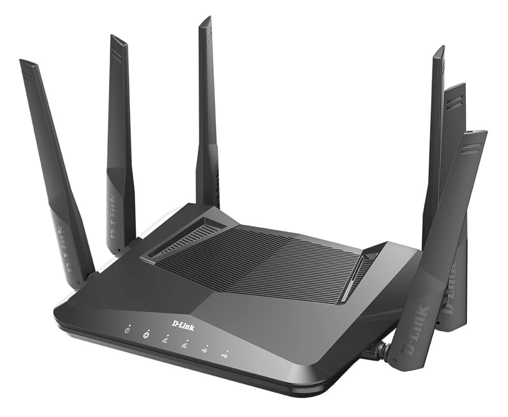 ROUTER D-Link wireless 5400Mbps,1 x WAN Gigabit, 4 porturi LAN Gigabit, 2.4 Ghz/5 Ghz dual band,1 X USB 2.0 si 1x USB 3.0, 6 antene externe, WI-FI 6 "DIR-X5460" — miniatură