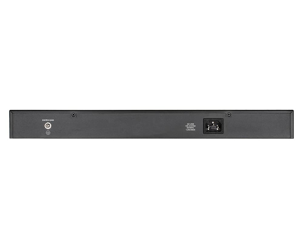 SWITCH PoE D-LINK Unmanaged 16 porturi 10/100Mbps (8 PoE) + 1 x Gigabit Uplink + 1 x SFP, carcasa metalica, "DSS-100E-18P" — miniatură