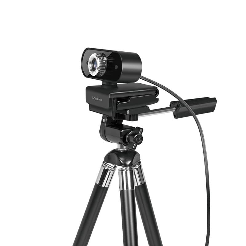 CAMERA WEB LOGILINK senzor. 720p HD cu rezolutie video 1280x720; inclinare 30grade, rotatie 180grade, microfon, cablu 1.45m, "UA0368" — miniatură