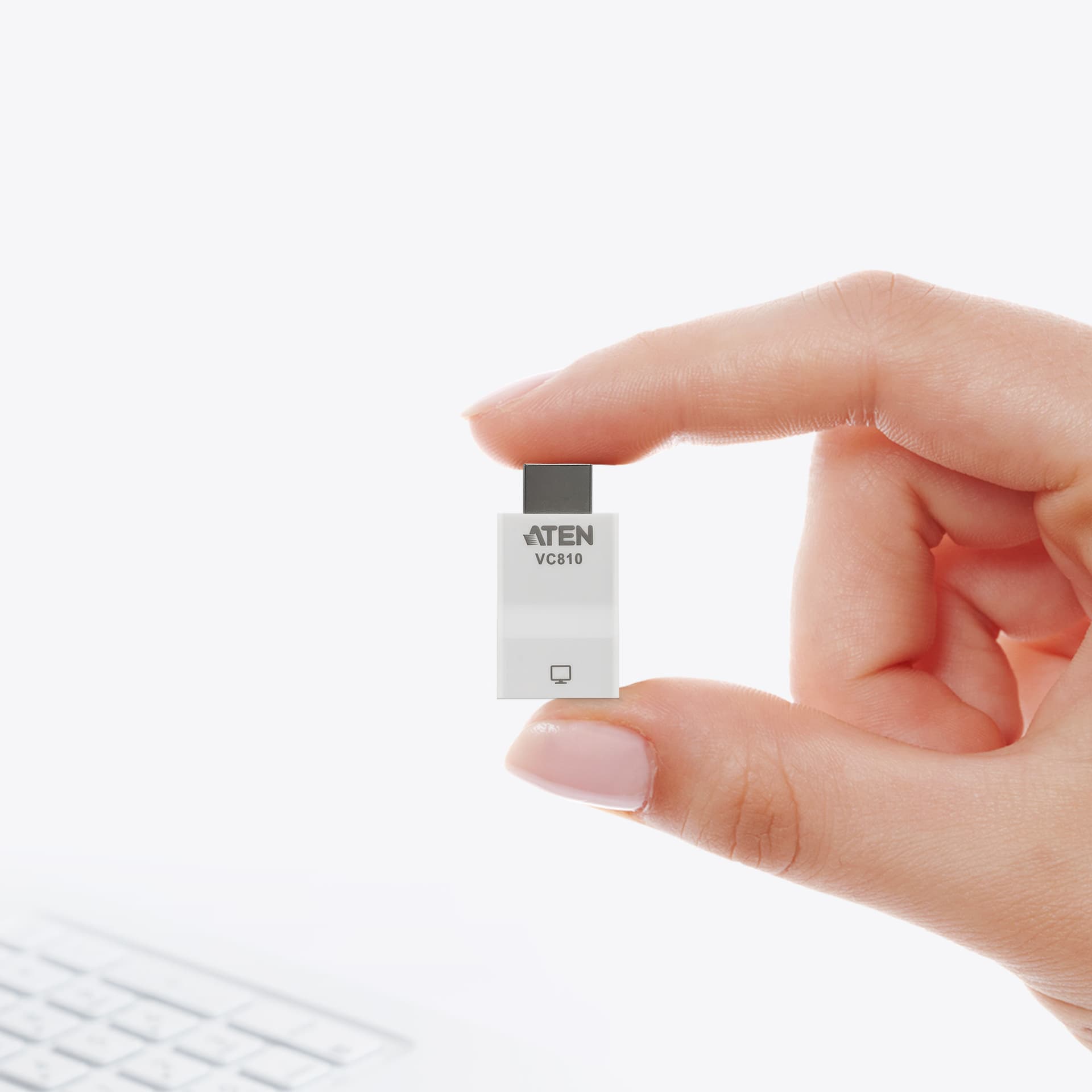 ADAPTOR video ATEN, HDMI (T) la VGA (M), Full HD (1920x1080) la 60Hz, "VC810-AT" — miniatură