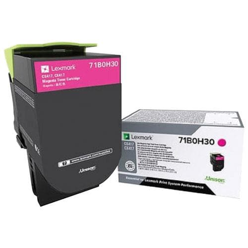 Toner Original Lexmark Magenta, 71B0H30, pentru CS417|CX417, 3.5K, "71B0H30"