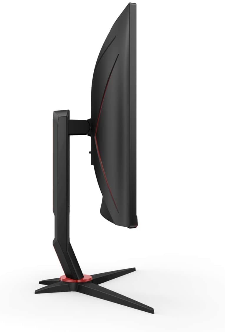 MONITOR AOC 24" gaming, refresh 165Hz, VA, Full HD (1920 x 1080), Wide, curbat, 250 cd/mp, 1 ms, VGA, HDMI x 2, DisplayPort, "C24G2U/BK " — miniatură