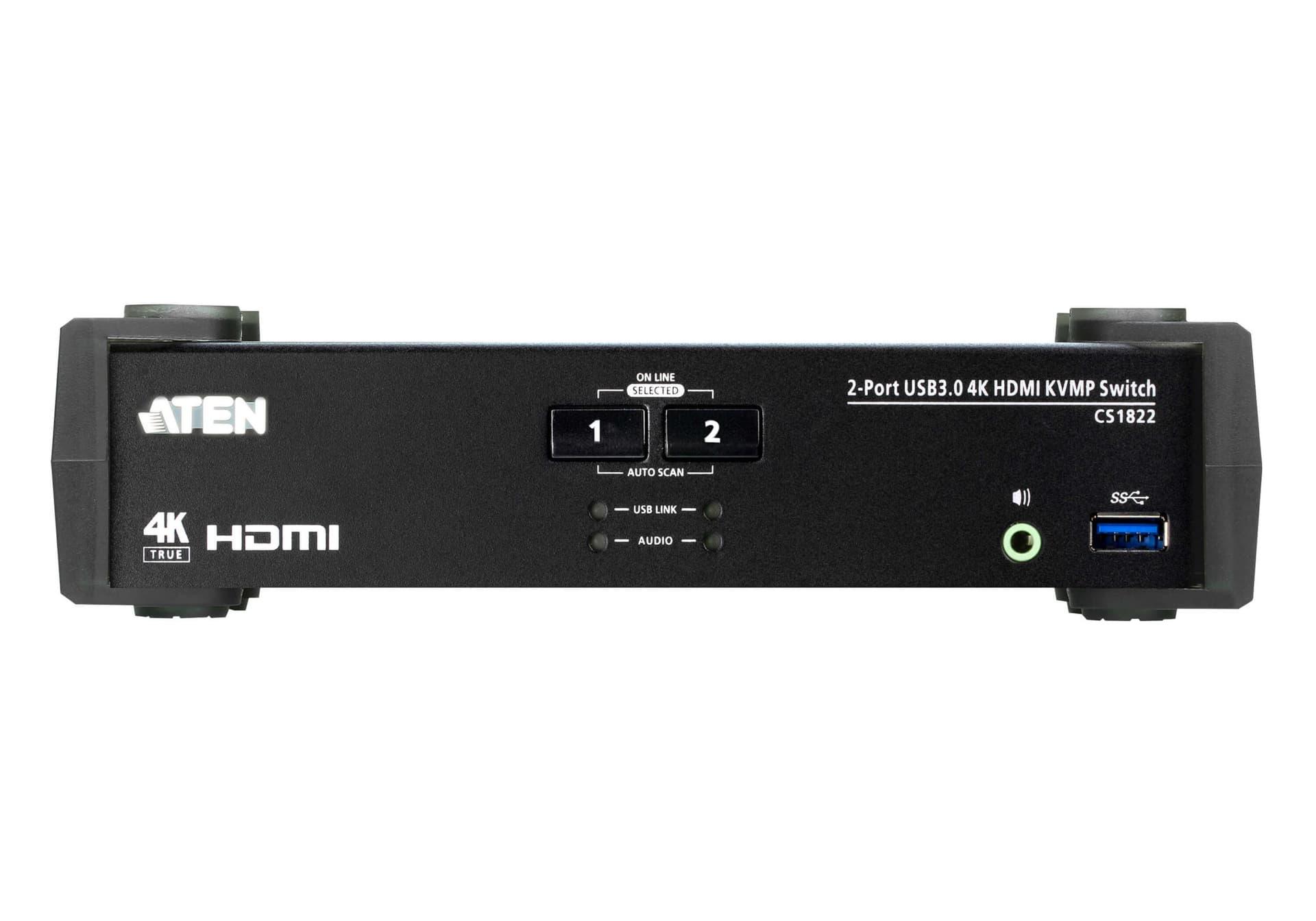 SWITCH KVM ATEN, 2-Port USB3.0 4K HDMI KVMP Switch "CS1822-AT-G" — miniatură